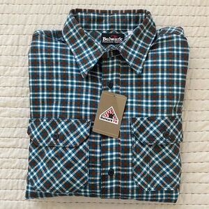 Bulwark Mens Flame Resistant Plaid Shirt